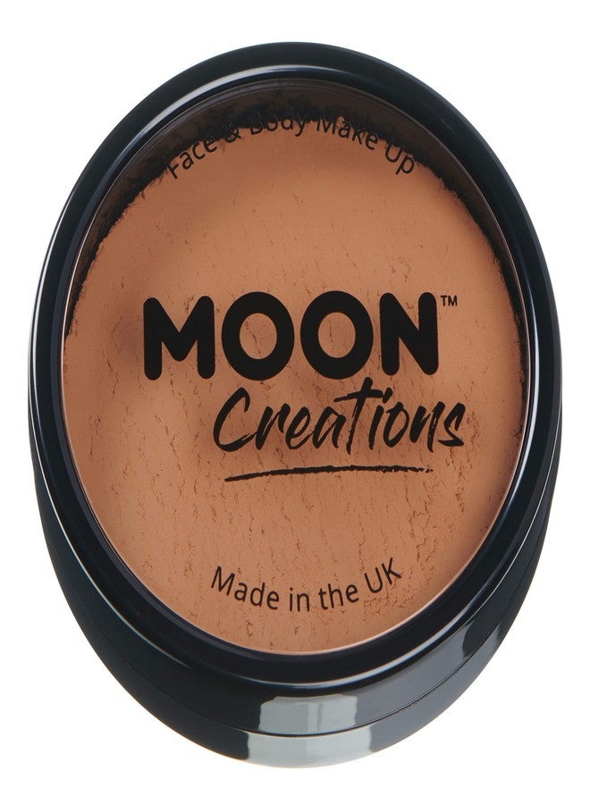 Moon Creations Pro Face & Body Paint Cake Pots Light Brown - Professional Water Based Face Paint Makeup for Adults, Kids - 1.26oz - Image 1